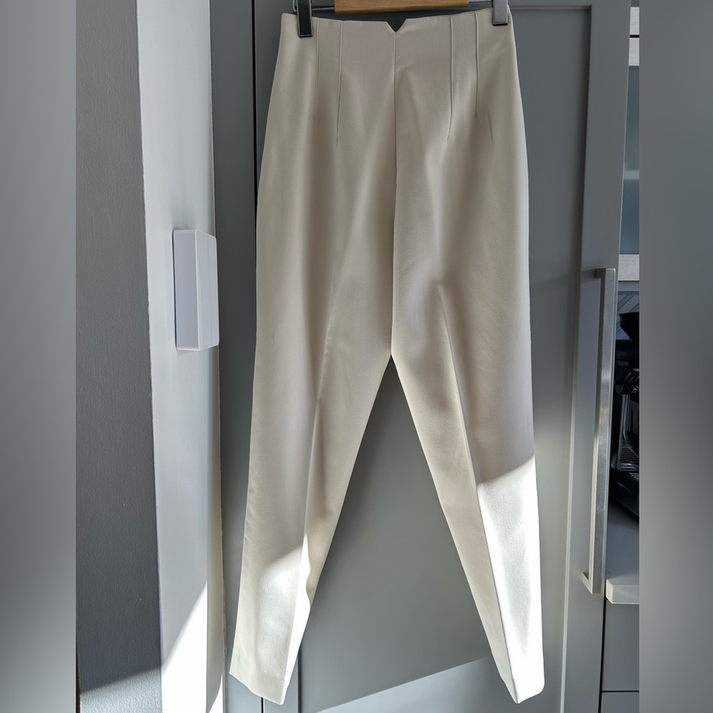 Zara Cream Tailored Pants - Picture 5 of 6